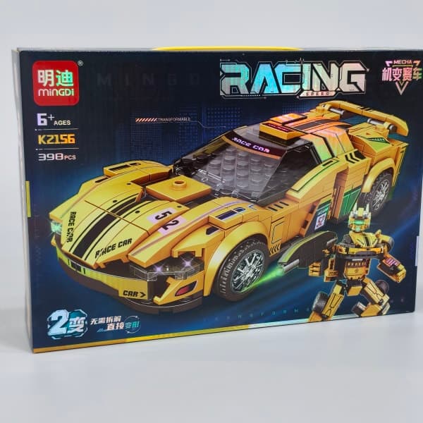 K2156 – Mecha Racing Transformable Sports Car Building Block Set