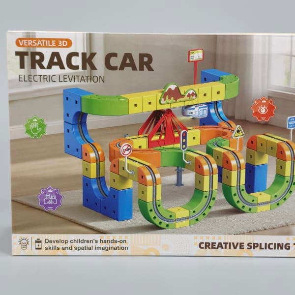 133 PCS Electric Magnetic Levitation Track Car Building Set for Kids