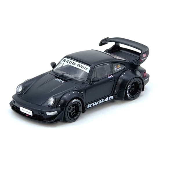 INNO64 Porsche RWB 964 Black 1:64 Scale Diecast Model Car