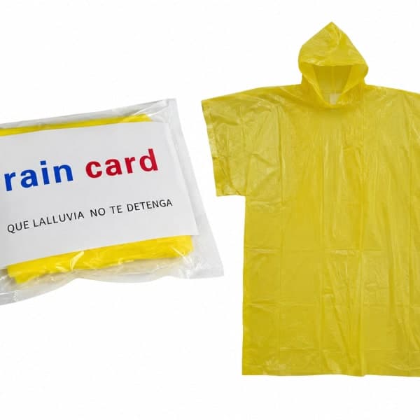 Emergency Rain Card – Compact Disposable Rain Poncho