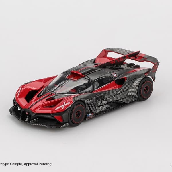 MINI GT Bugatti Bolide Red 1:64 Scale Diecast Model Car